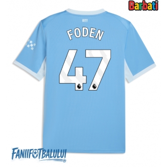 Manchester City Phil Foden #47 Tricou Fotbal Replică 2026-27 Barbati Acasa
